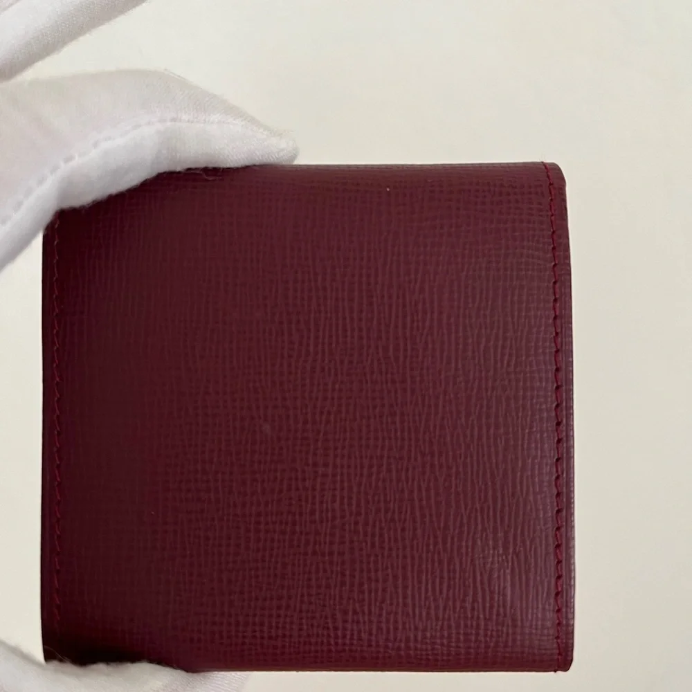 Cartier Coin Case Wallet Bordeaux BNWOT Vintage